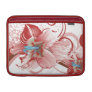 floral red elegance macbook air sleeves