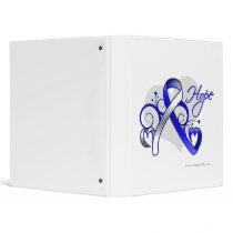 Floral Ribbon Hope - ALS Disease Binder