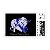 Floral Ribbon Hope - ALS Disease Stamp