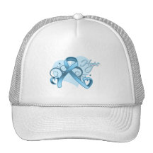 Floral Ribbon Hope - Lymphedema Trucker Hats