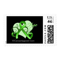 Floral Ribbon Hope - Lymphoma Stamps
