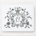 Floral Ring O Mousepad by miller531 Floral Ring O Mousepad