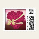 Floral Roses Heart Stamp