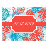 Floral Save the Date Announcement