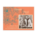 Floral Save the Date Postcard