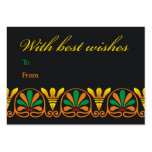 Floral scroll best wishes