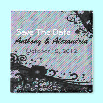 Floral Scroll & Texture magnets