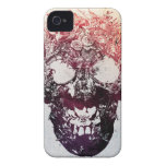 Floral Skull Case-Mate iPhone 4 Cases