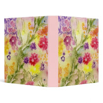'Floral Splash' Binder by picklelillysdad 'Floral Splash' Binder