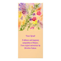 'Floral Splash' Rack Card