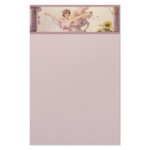 Floral Sprite Stationery Design