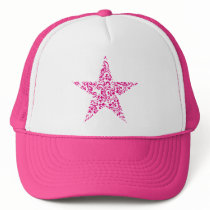 floral star hats
