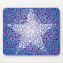 floral star mousepads