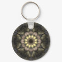 Floral Star of David keychains