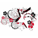 floral stars t-shirt