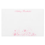 Floral Customized Stationery