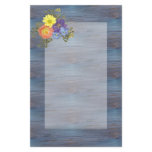 Floral Stationery ~ Bouquet ~ Blue Ocean
