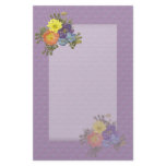 Floral Stationery ~ Lavender Bouquet