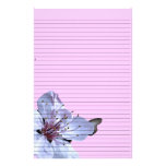 Floral Stationery -optional lines