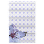 Floral Stationery-optional lines &amp; changeable dots