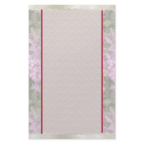 Floral Stationery ~ Pink Lantana Flowers