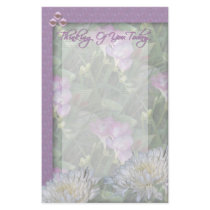 Floral Stationery ~ Thinking of You