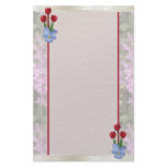 Floral Stationery ~ Tulips Viola