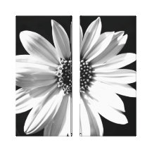 floral stretched canvas print