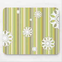 floral stripes_3a mousepads