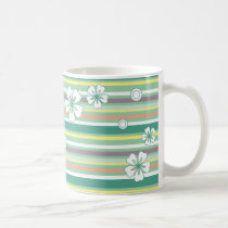 floral stripes_4 mugs