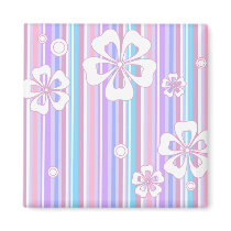 floral stripes_5 magnets