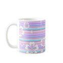 floral stripes_5 mugs