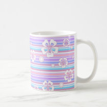floral stripes_5 mugs