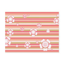 floral stripes_6 postcards