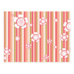 floral stripes_6a postcard