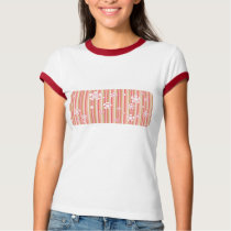 floral stripes_6a t-shirts by VioDeSign floral stripes_6a t-shirts
