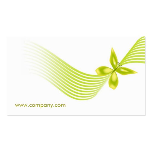 Floral Style Business Card Templates (back side)