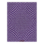 Floral Styled Optical Illusion Wall Art II Poster