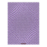 Floral Styled Optical Illusion Wall Art Poster
