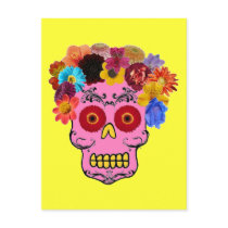 Floral Sugar Skull postcards