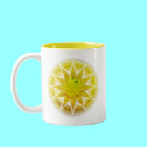 Floral Sunburst mugs by Artists4God Floral Sunburst mugs
