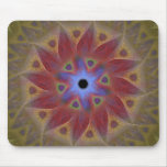 Floral Sundial Mouse Pad