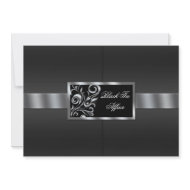 Floral Swirls Invitation invitation