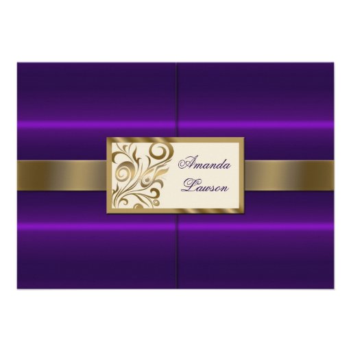 Floral Swirls Invitation