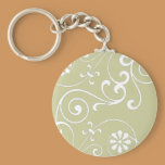 Floral Swirls keychains