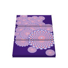 Floral Symmetry- Any Background Colour! wrappedcanvas