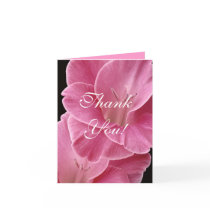Floral Thank You Card by Rb_barnes2 Floral Thank You Card