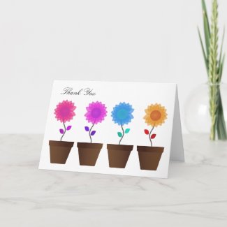 Floral Thank You Cards card