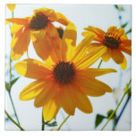 floral ceramic tile