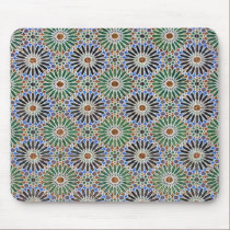 Floral Tile Pattern Mousepad mousepads
